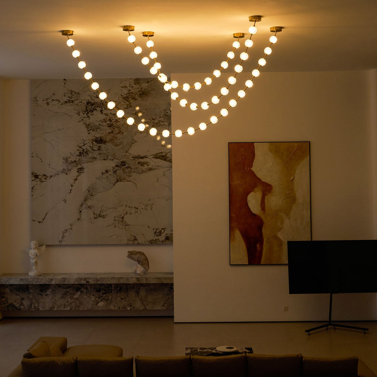 Esiena Strand Necklace Chandelier