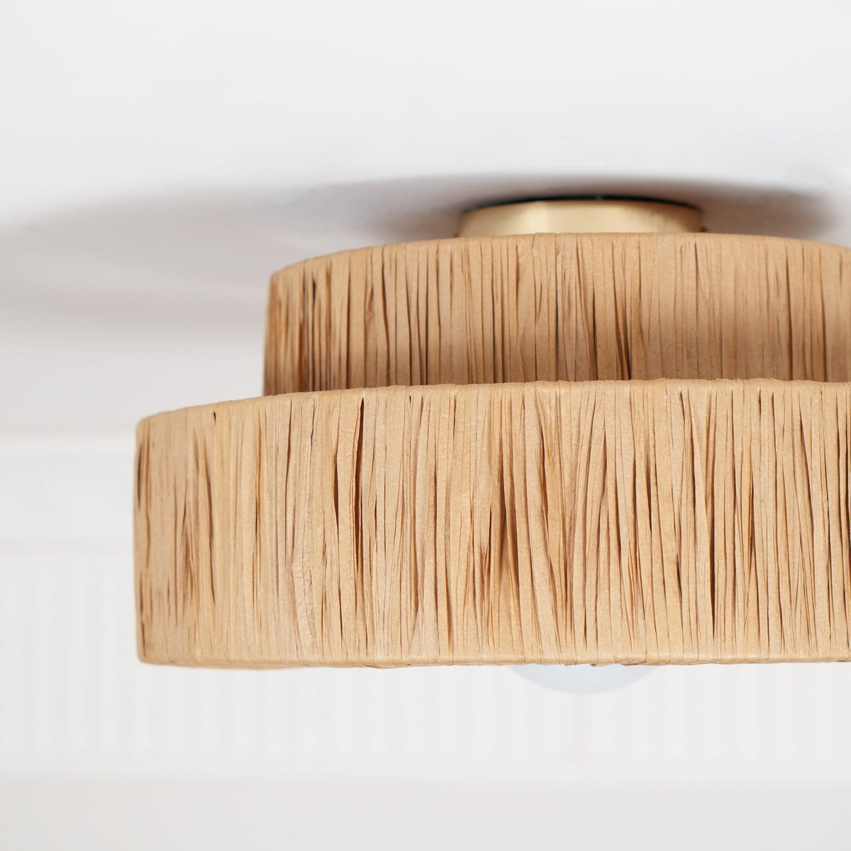 Ilthean Natural Straw Art Ceiling Lamp