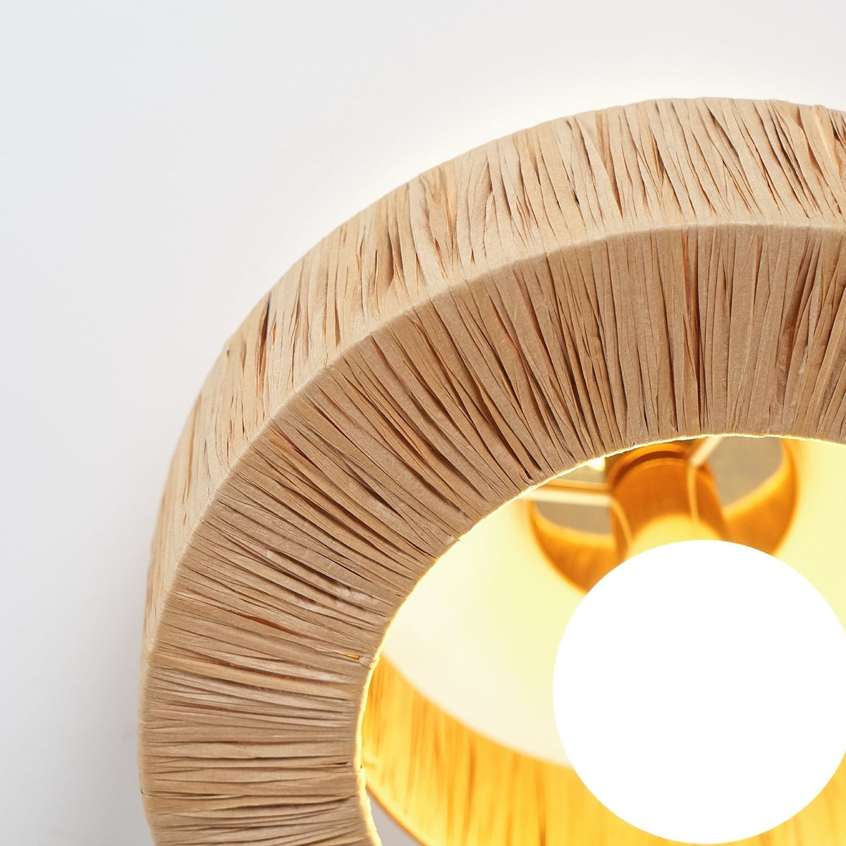 Ilthean Natural Straw Art Ceiling Lamp