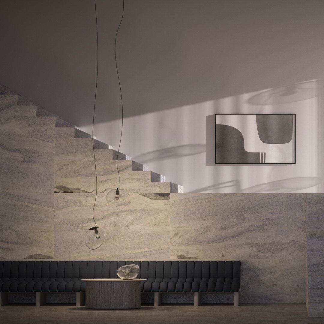 Rune Minimalist Glass Pendant Light