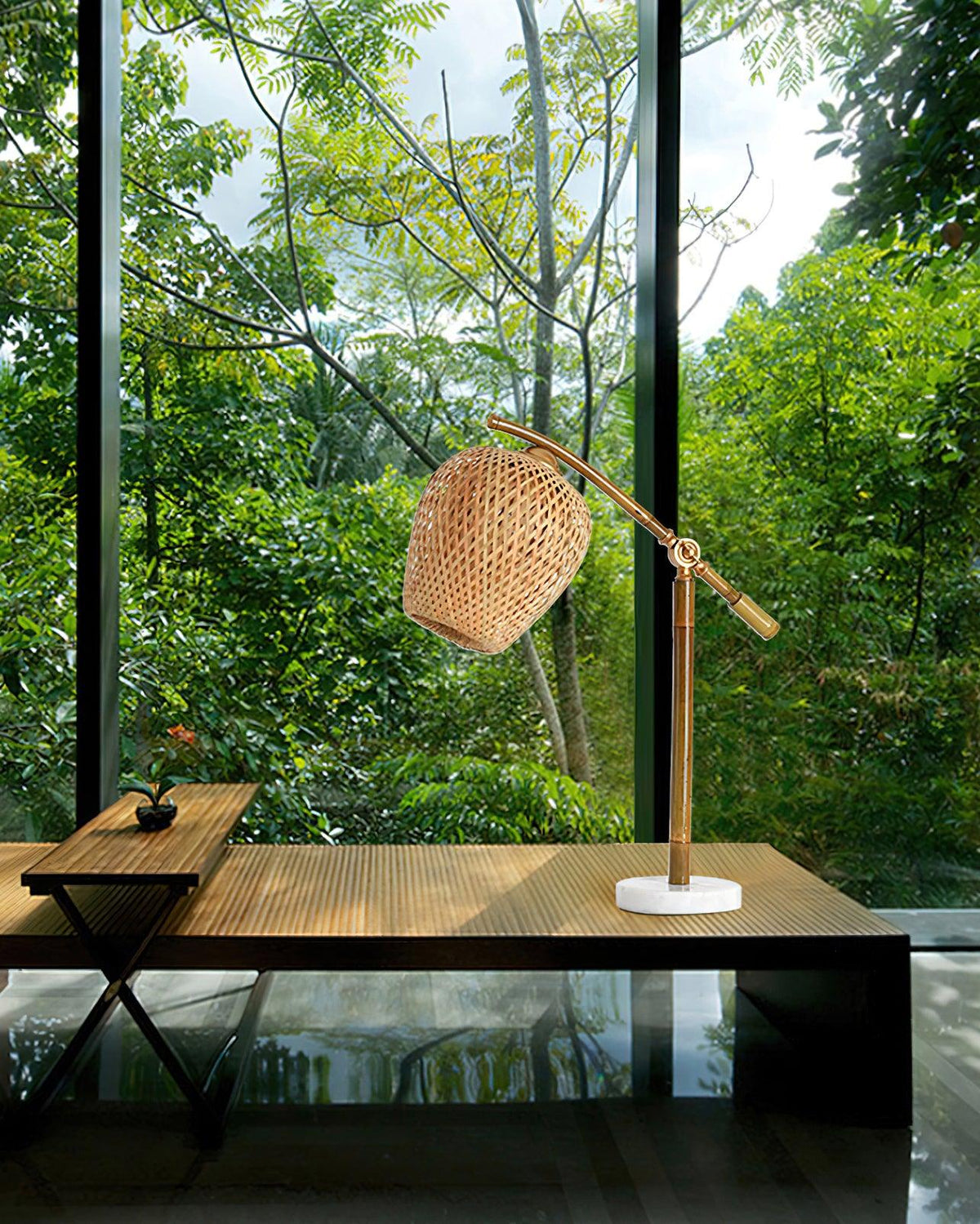 Zanell Bamboo Zen Table Lamp