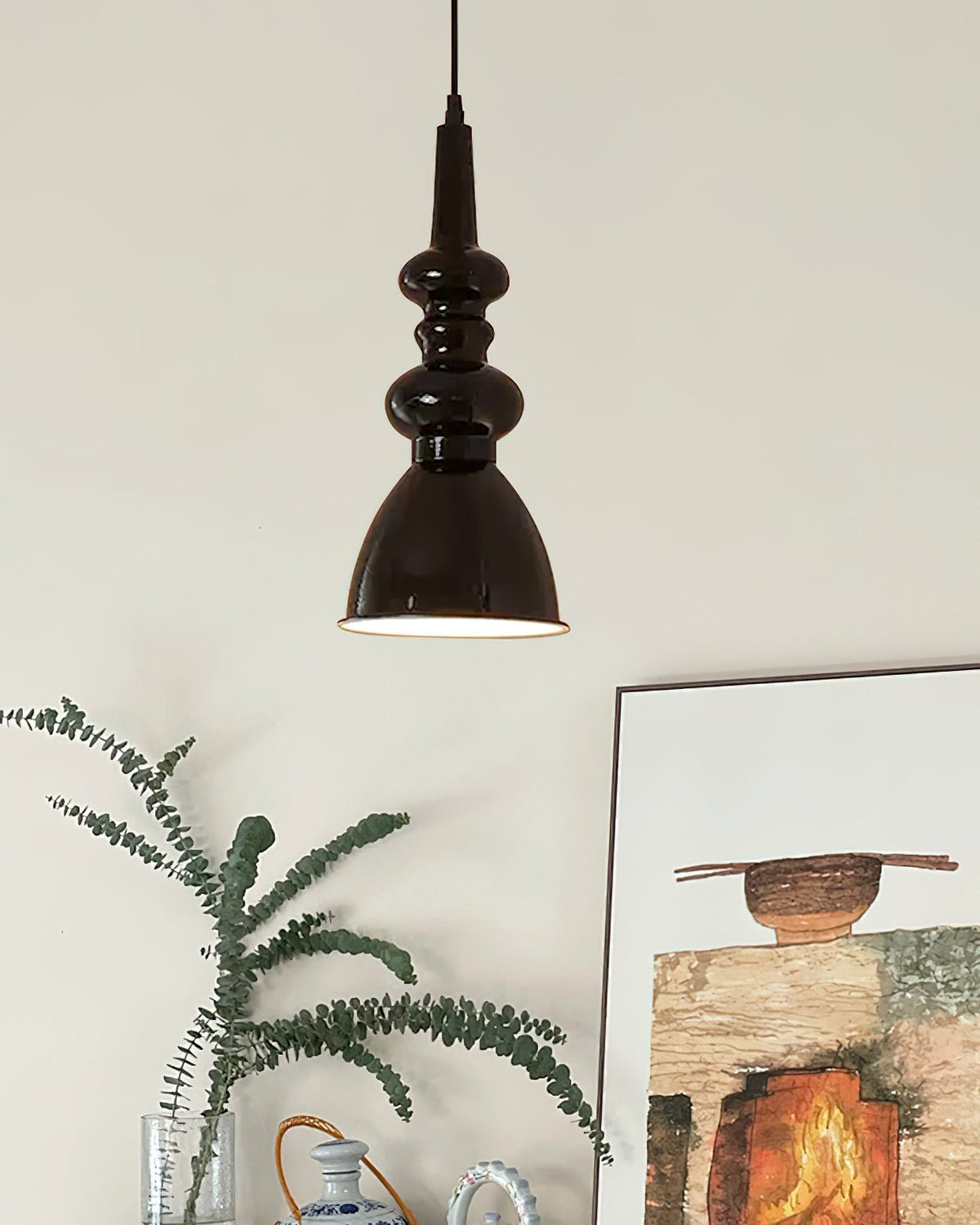 Hven Nordic Art Noir Pendant Light
