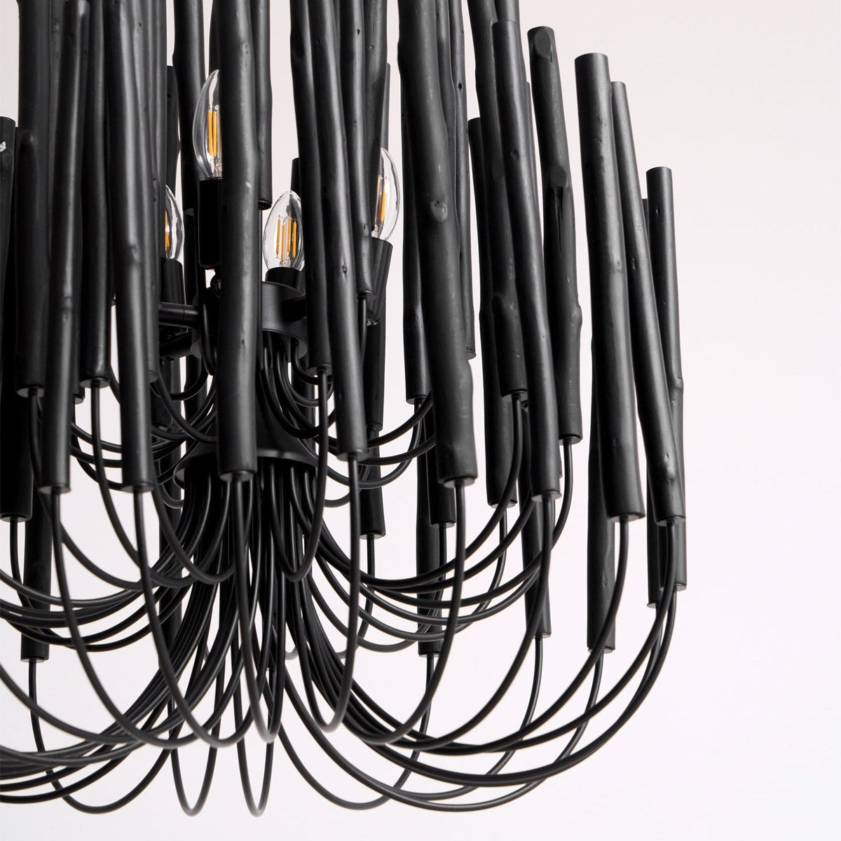Nyphaiel Postmodern Luxury Wood Chandelier