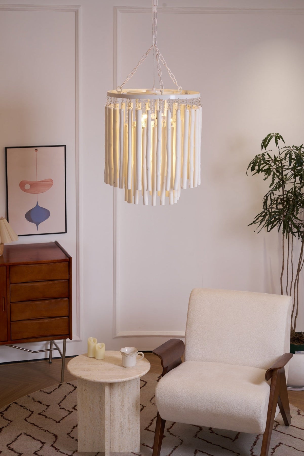 Holix Wood Chandelier