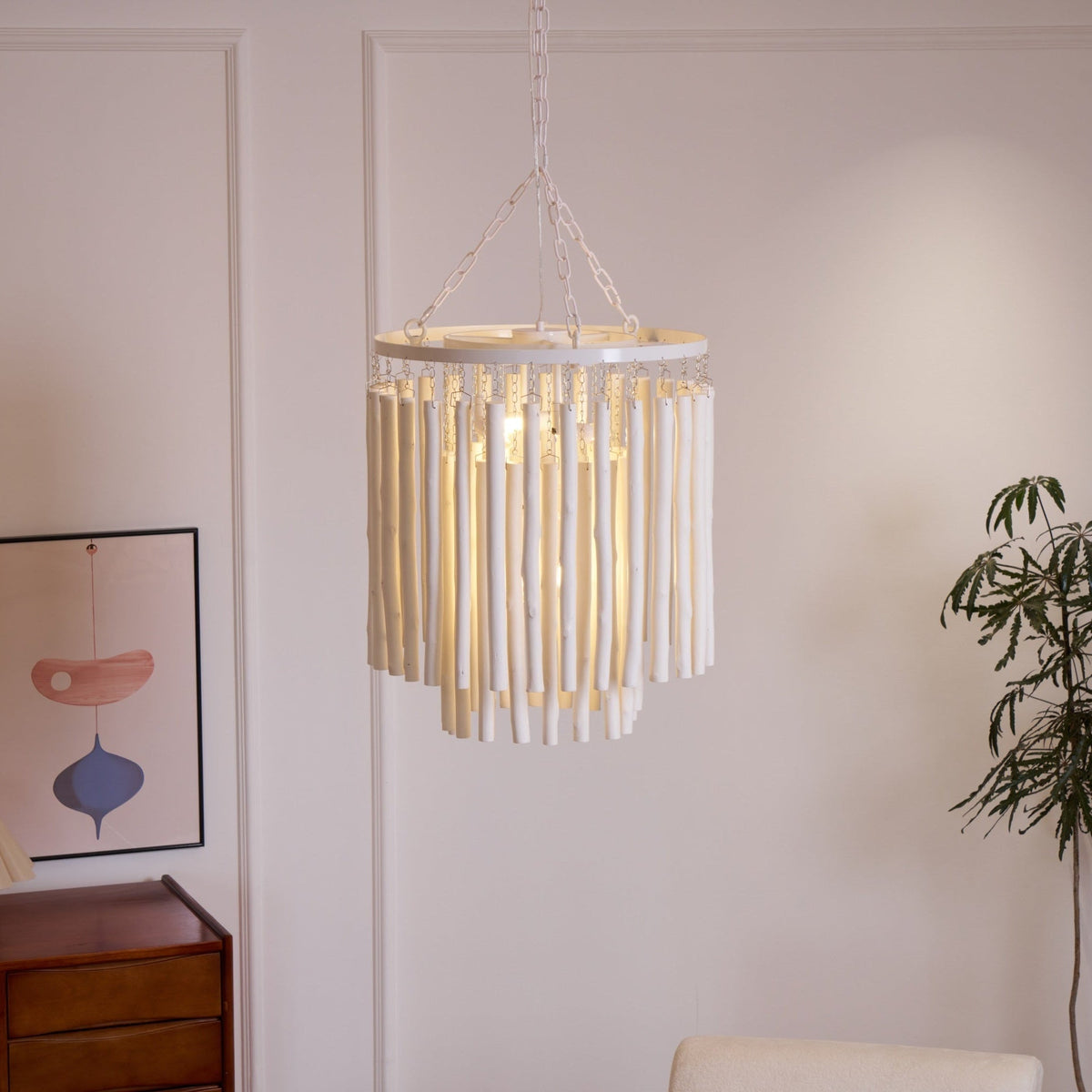 Holix Wood Chandelier