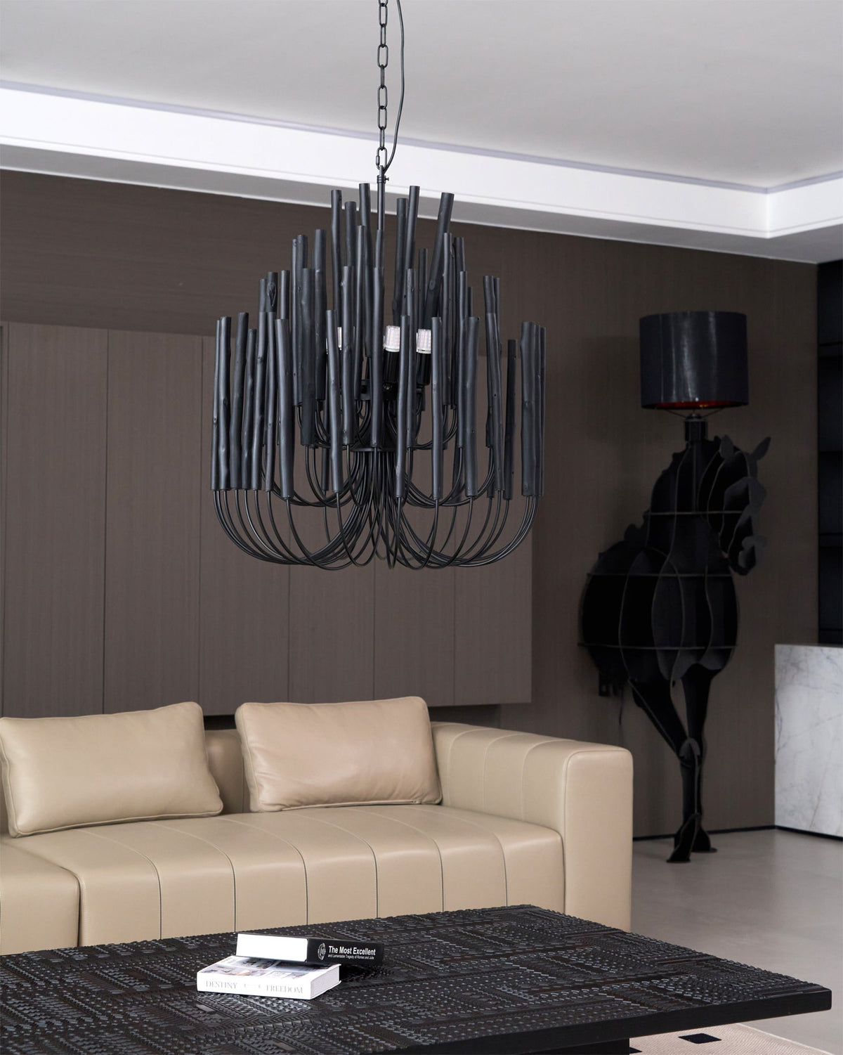 Holix Wood Chandelier