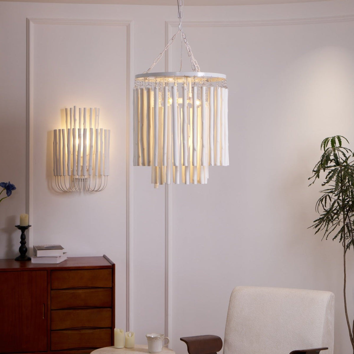 Holix Wood Chandelier