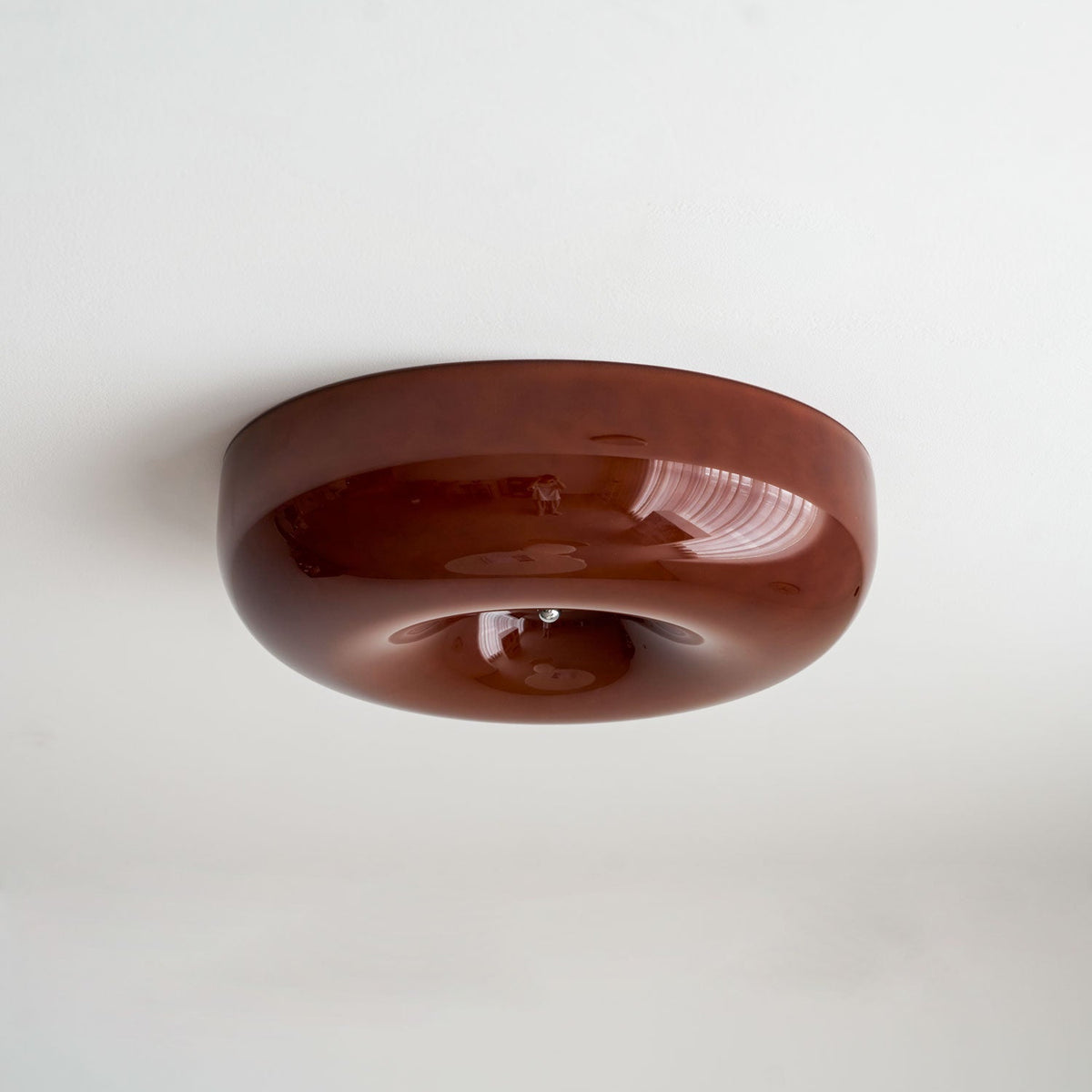 Ziola Swirl Glass Flush Mount Ceiling Light