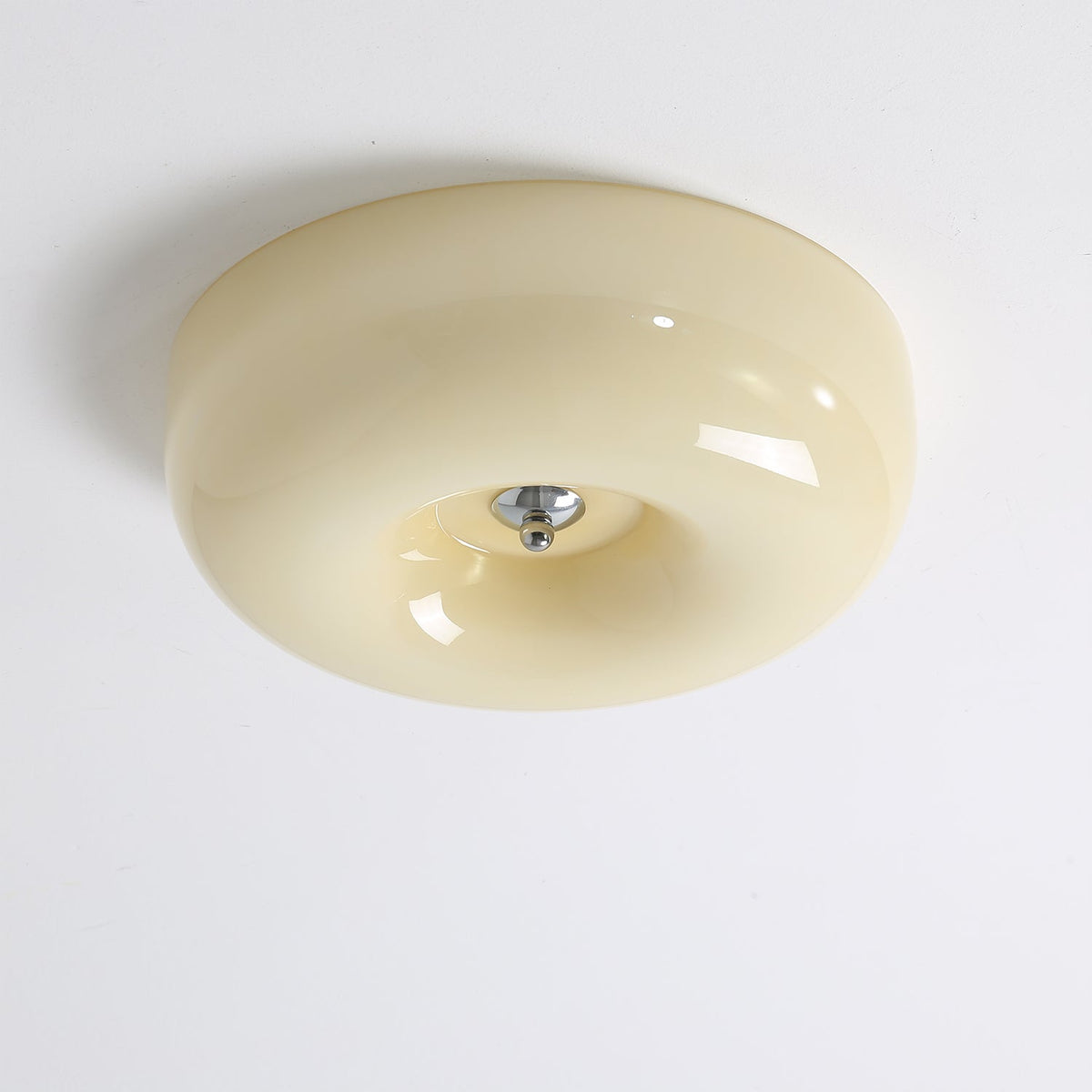 Ziola Swirl Glass Flush Mount Ceiling Light