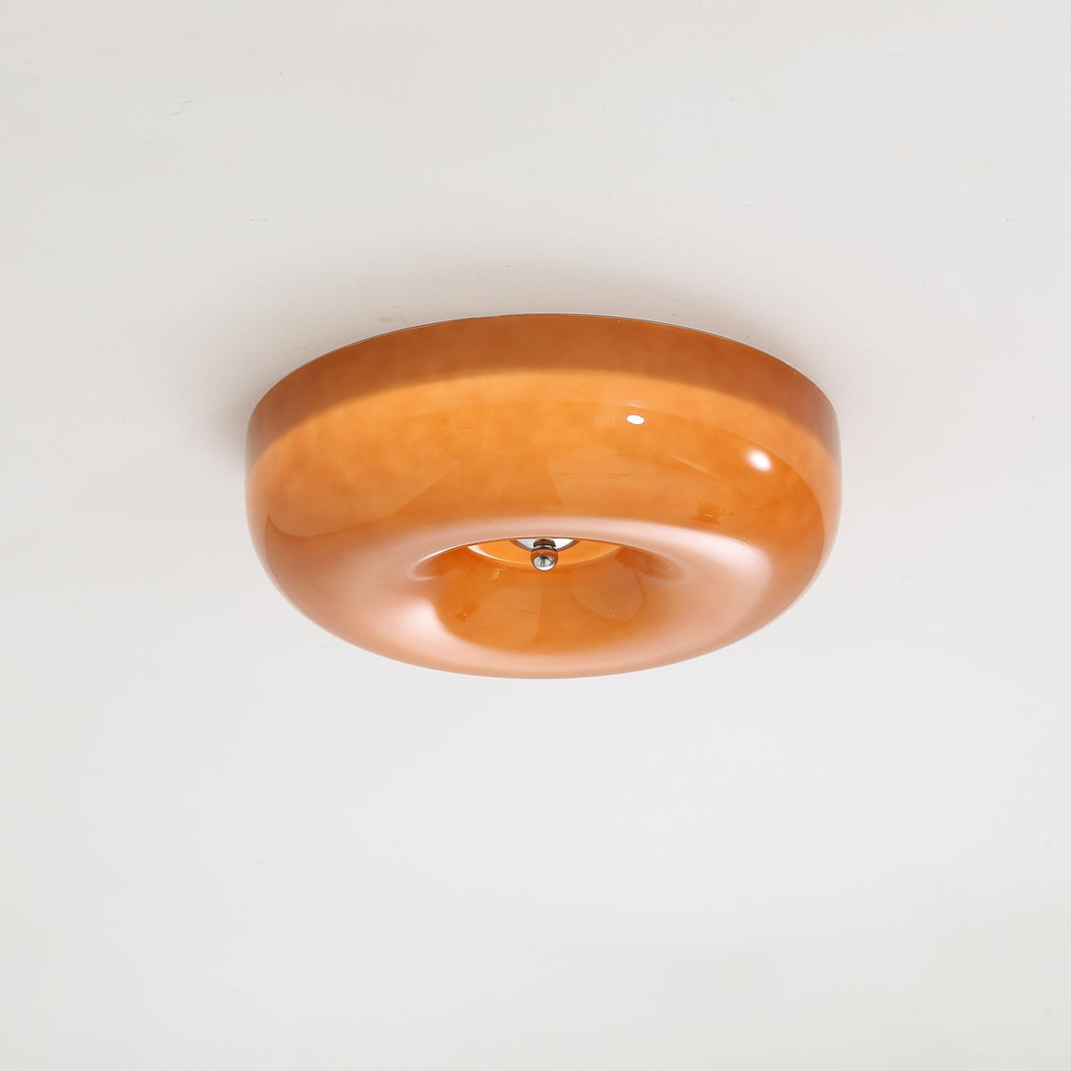 Ziola Swirl Glass Flush Mount Ceiling Light