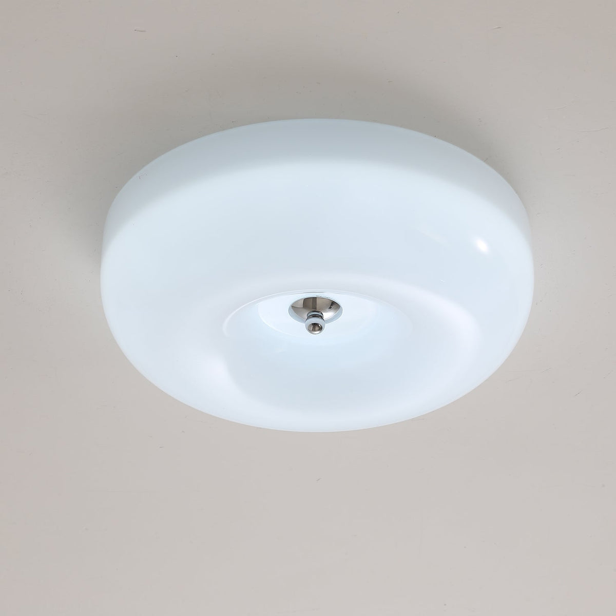 Ziola Swirl Glass Flush Mount Ceiling Light