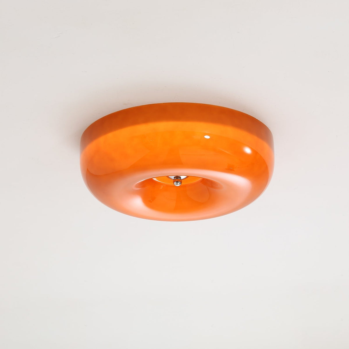 Ziola Swirl Glass Flush Mount Ceiling Light