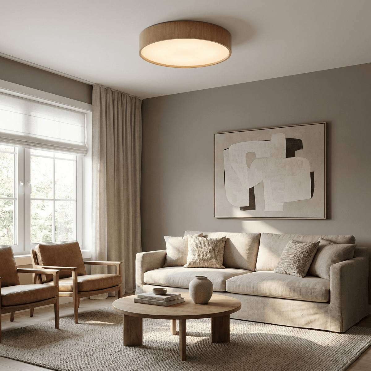 Miriena Pure Timber Ceiling Lamp