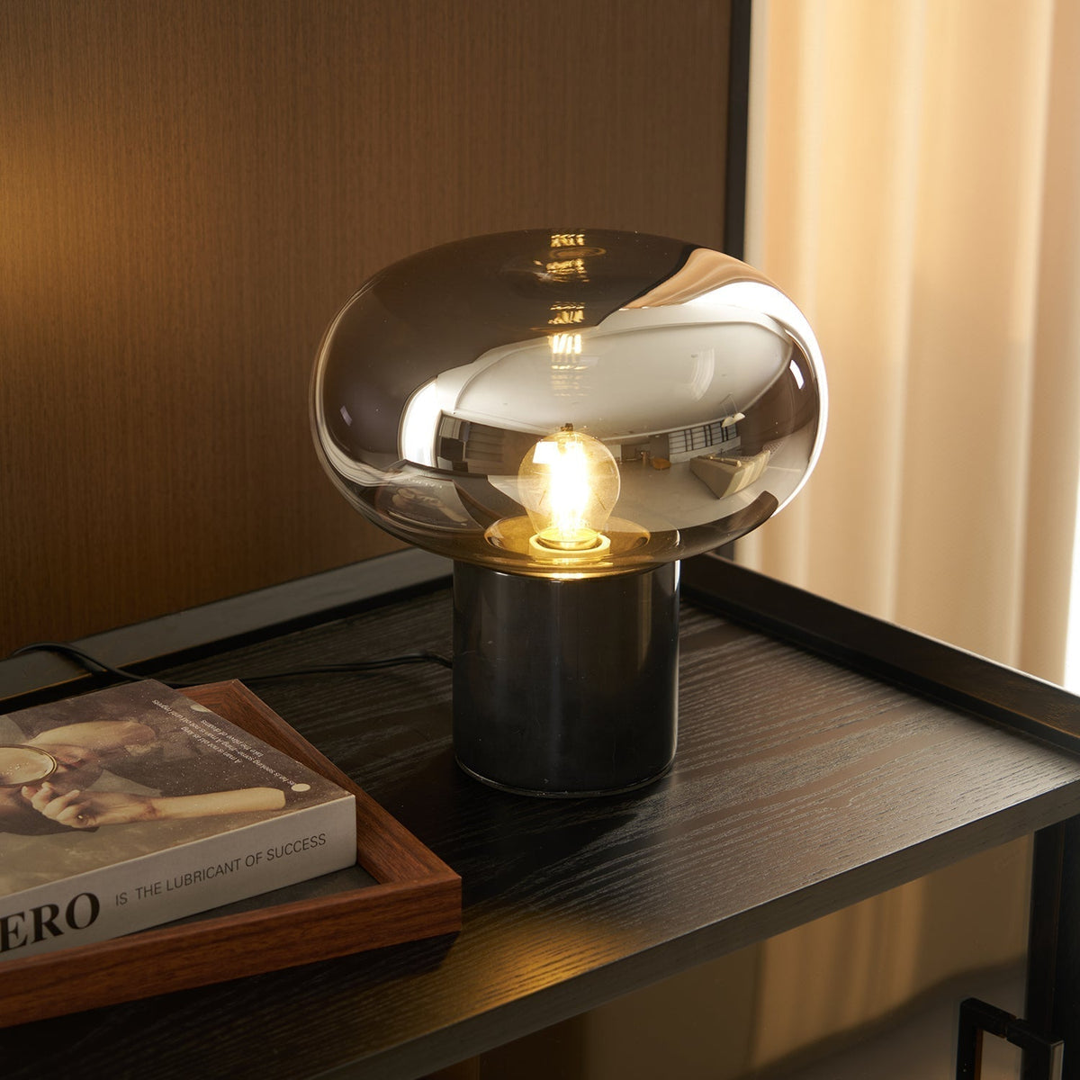 Rova Marble Industrial Table Lamp