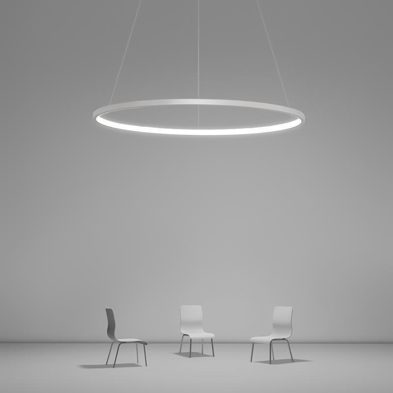Circle Linear Modern Chandelier Ceiling Lights - Lamp Outdoor