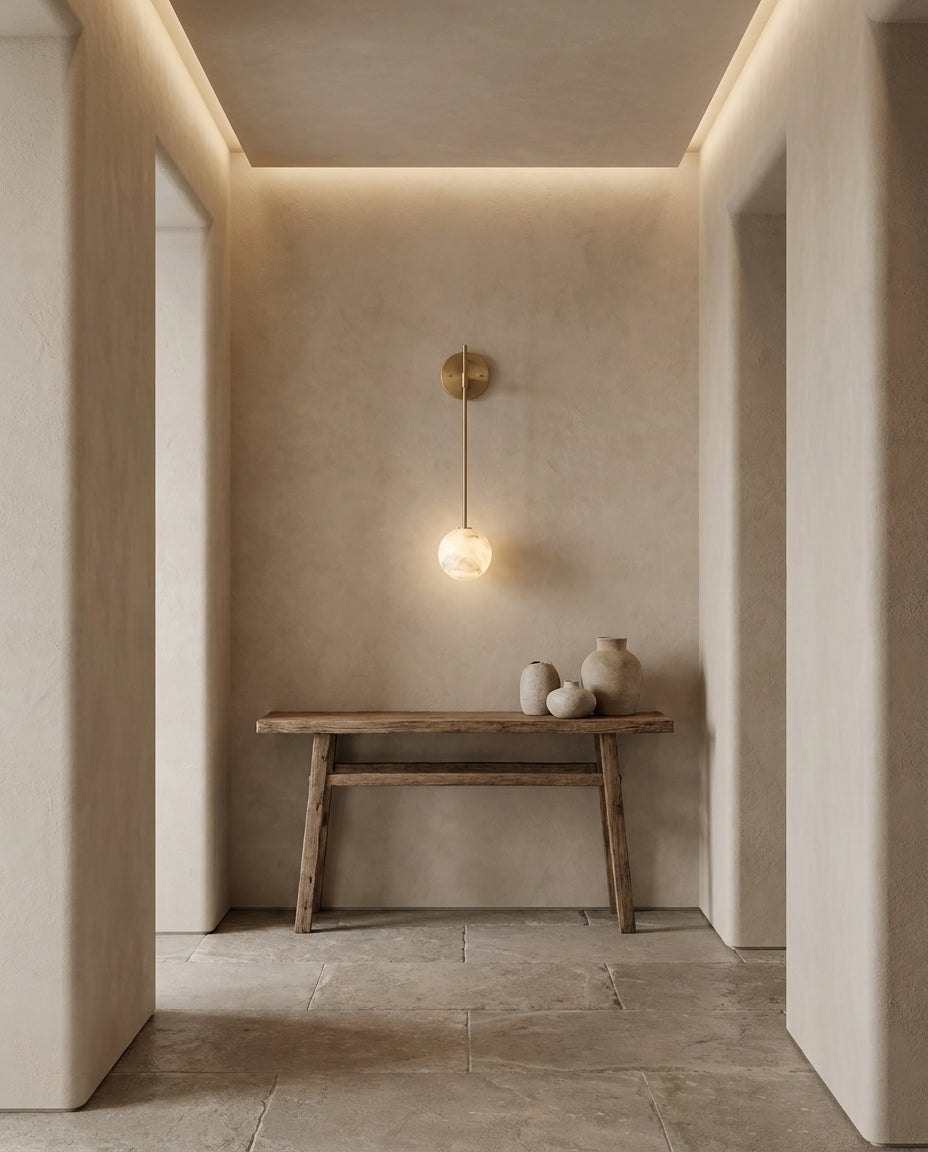 Staverncombe Alabaster Wall Sconce