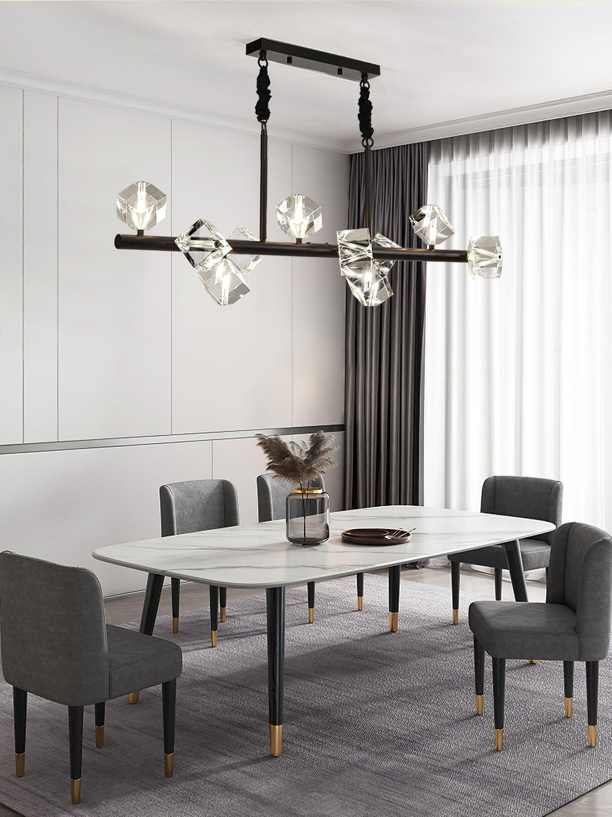 Eurthiel Luxe Crystal Pendant Light