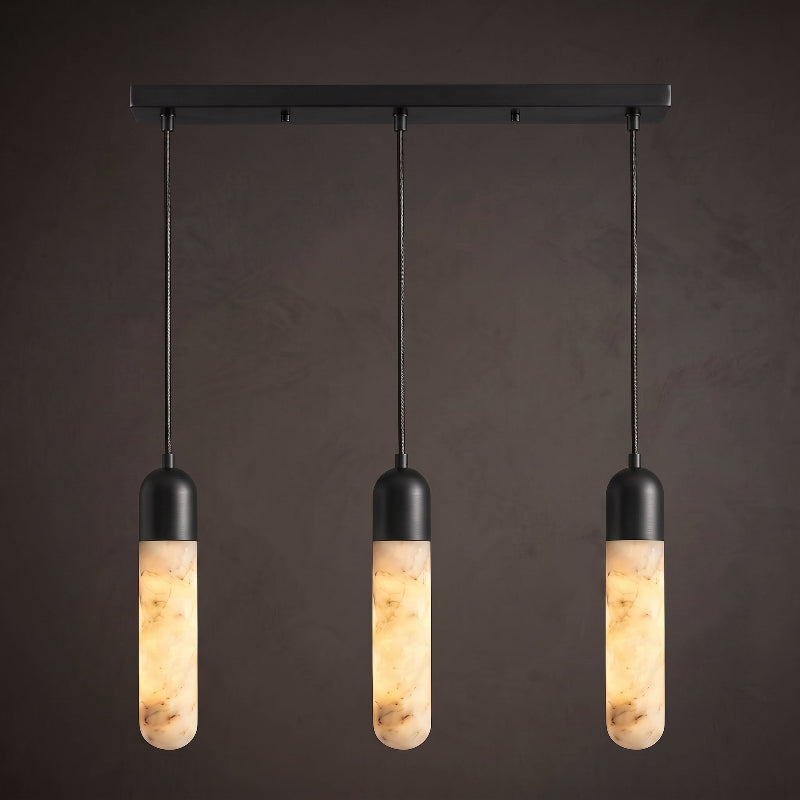Loxcombe Alabaster Pendant Light