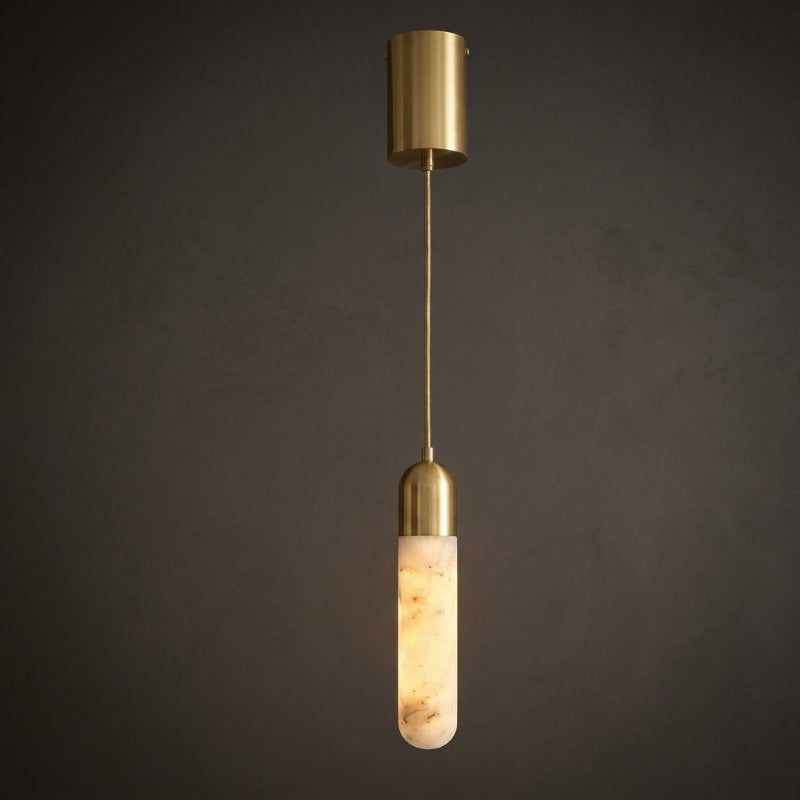 Loxcombe Alabaster Pendant Light