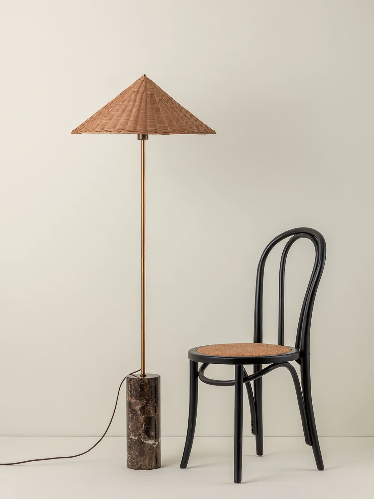 Zenith Bohemian Marble Floor Lamp