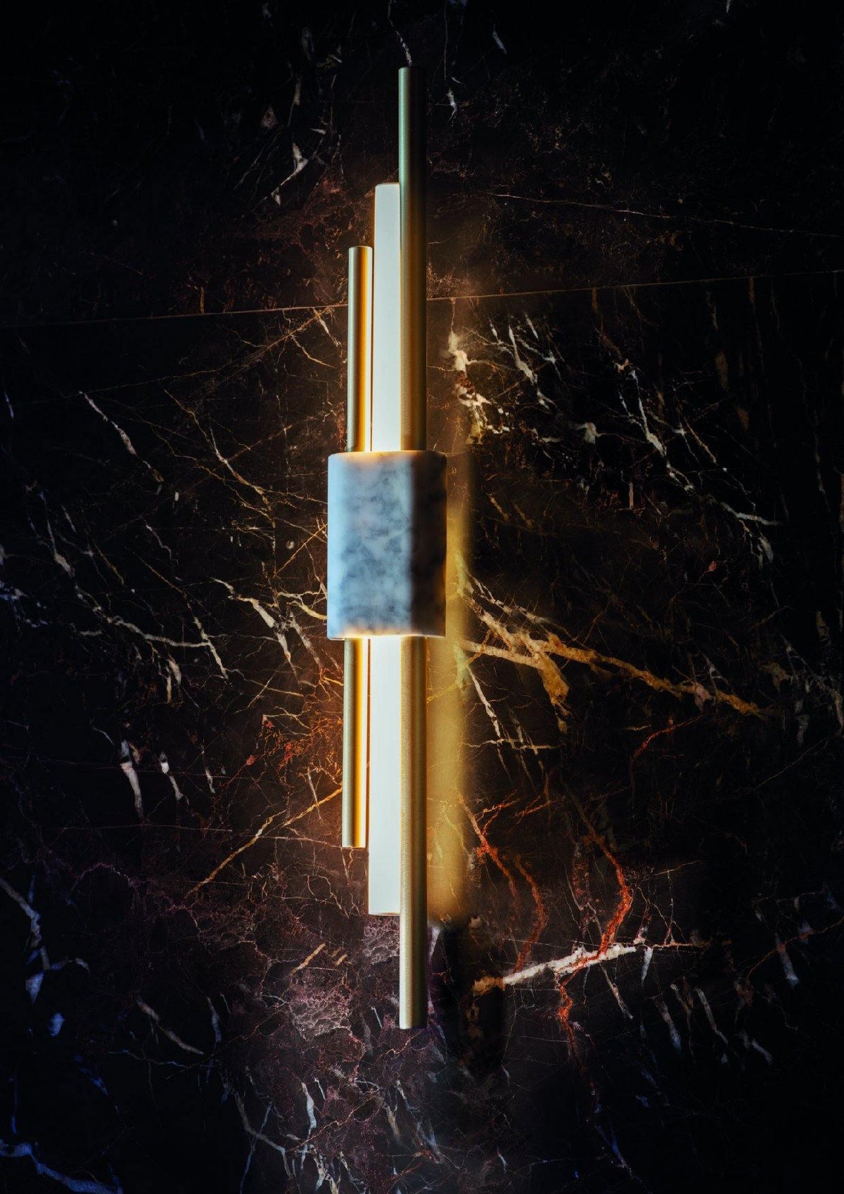 Evely Premium Nordic Art Plug In Marble Wall Light