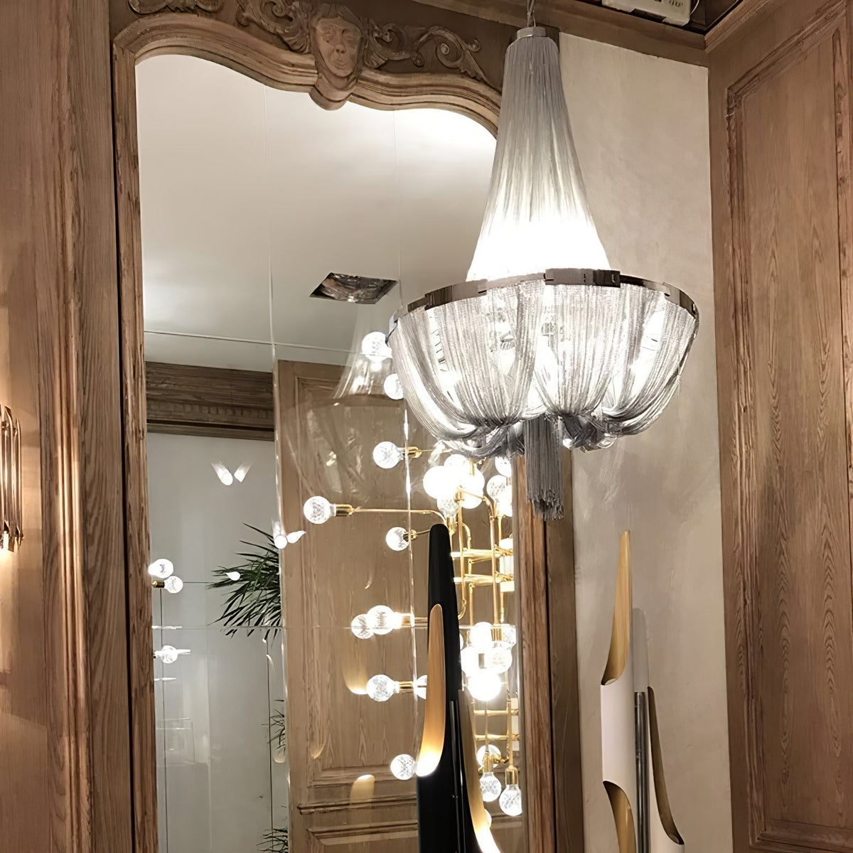 Zylen Chandelier Tassel Aluminum Chain