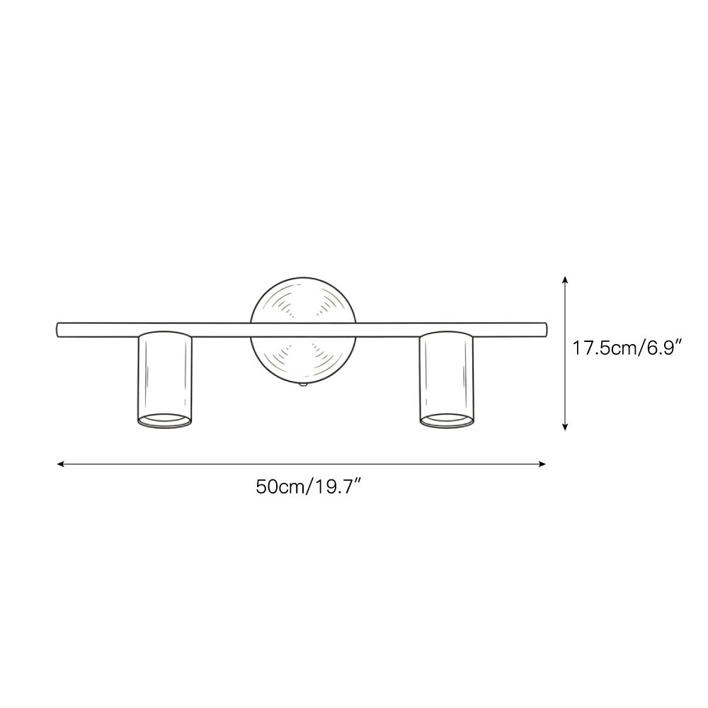 Noiya Adjustable Head Indoor Wall Light