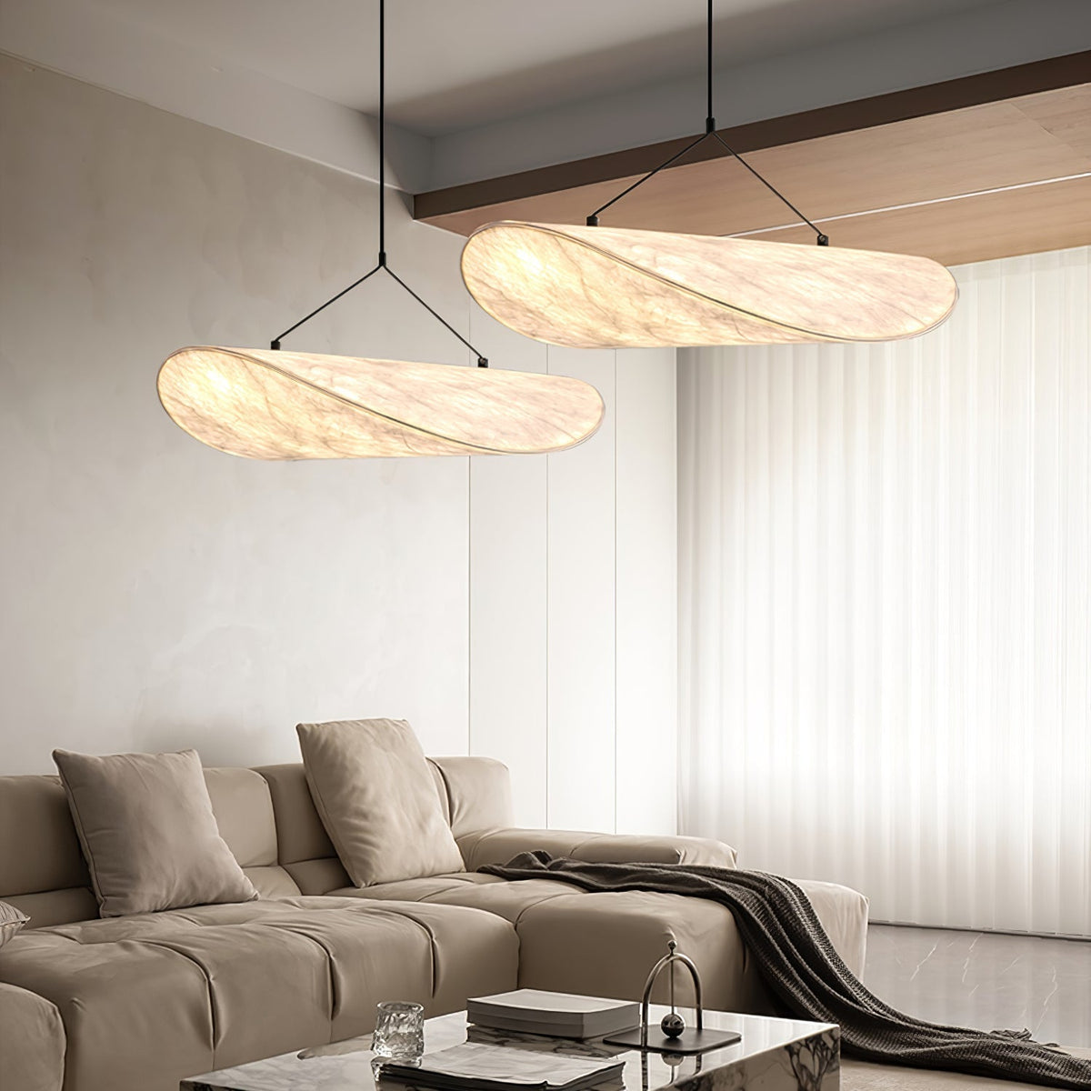 Twist Pendant Contemporary Swag Light