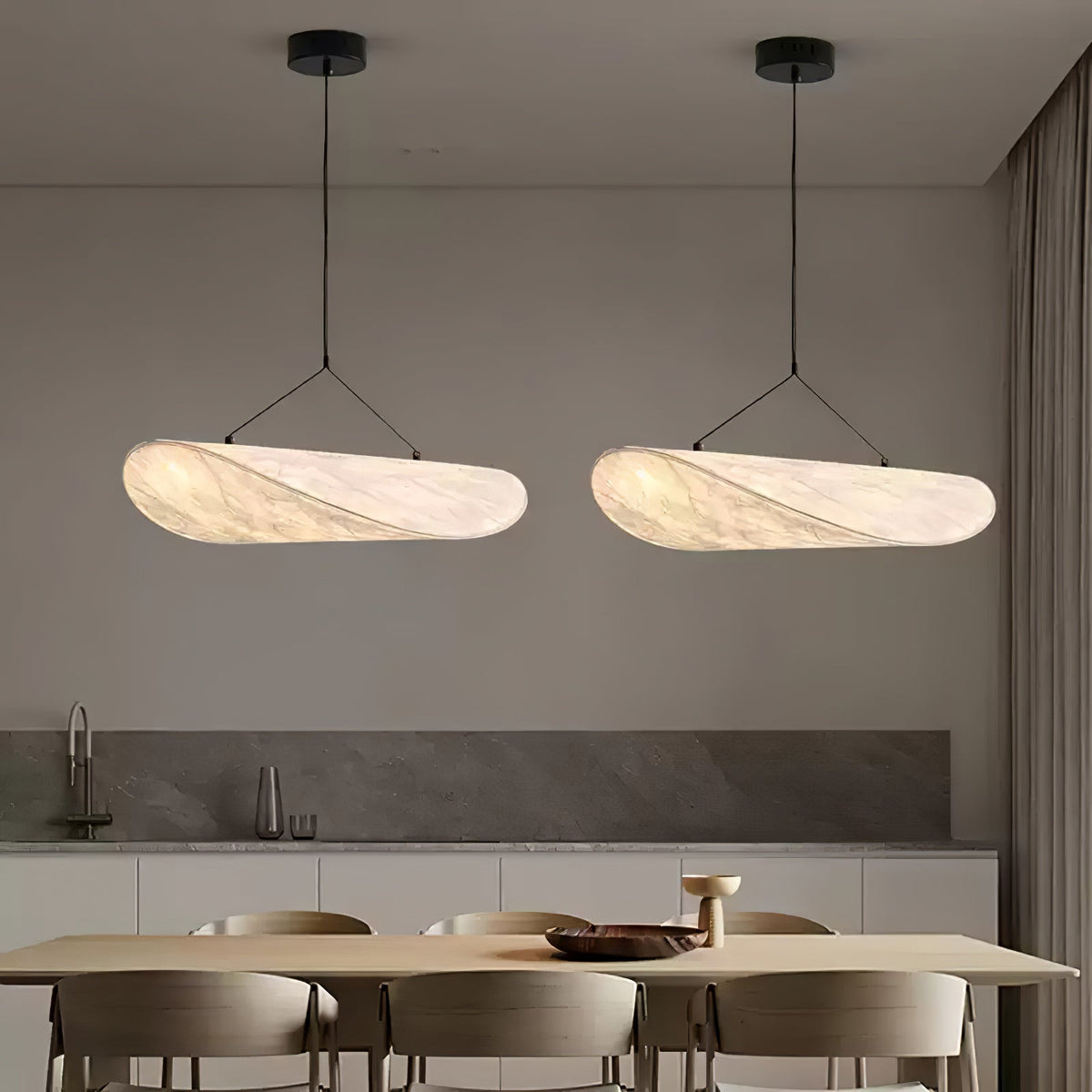 Twist Pendant Contemporary Swag Light