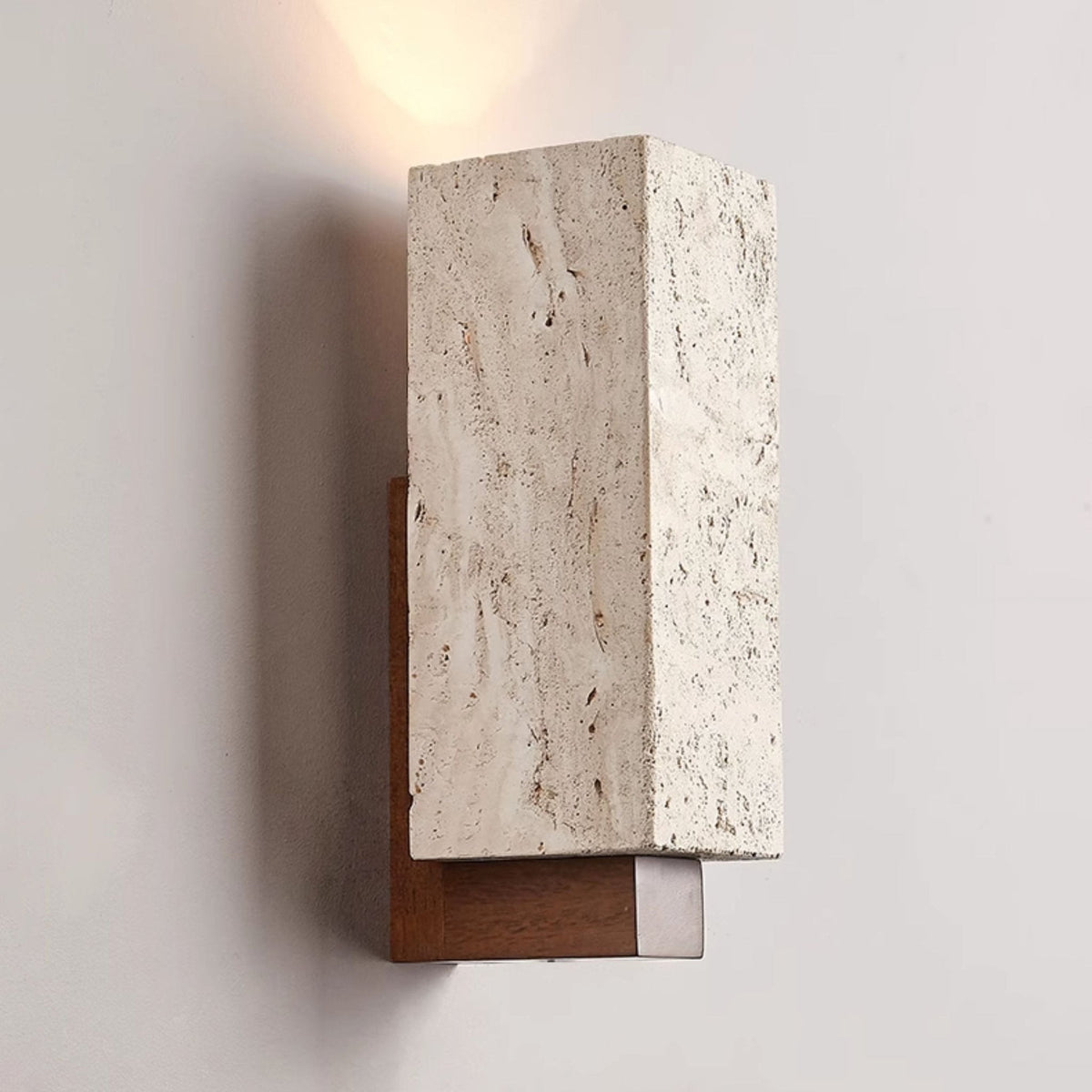 Elsoran Travertine Block Wall Light