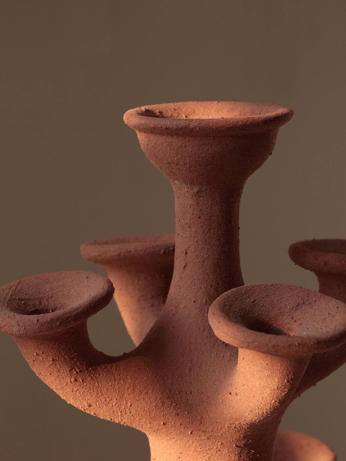 Terracotta Tree Candelabra