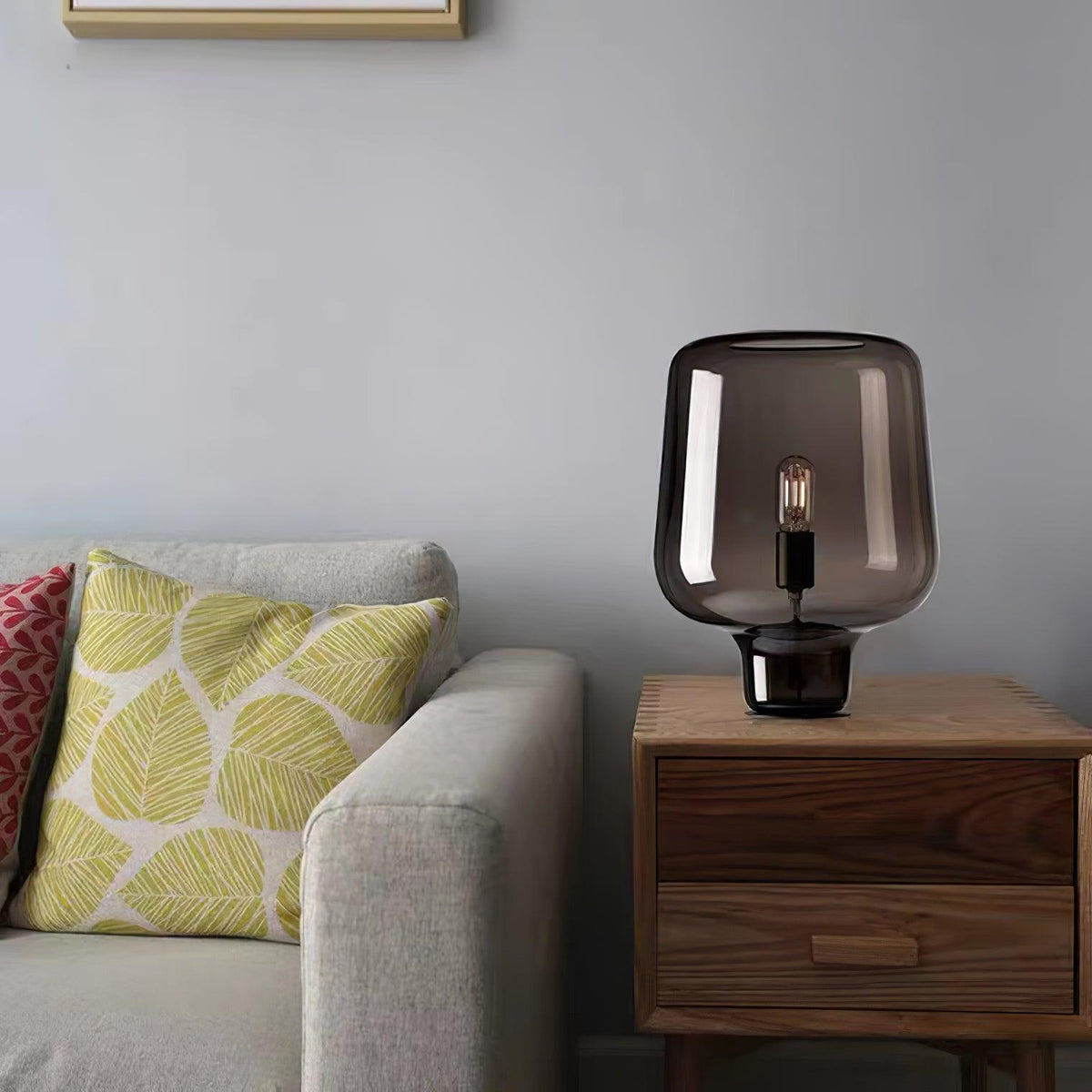 Eanlari Glass Contemporary Table Lamp