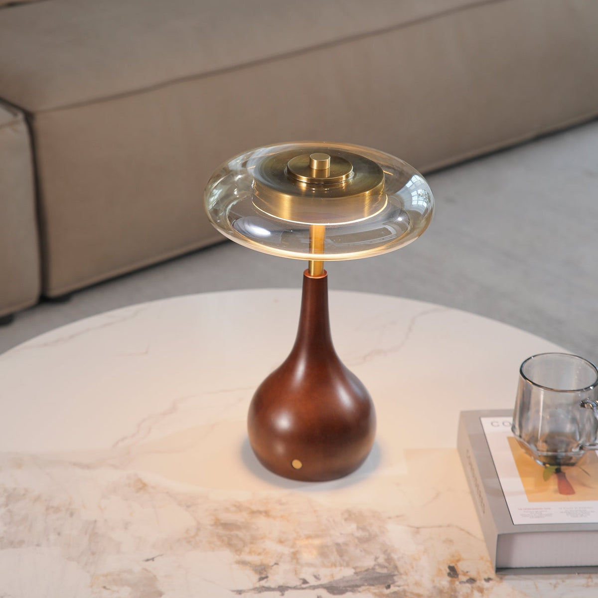 Airdes Wood Vintage Table Lamp