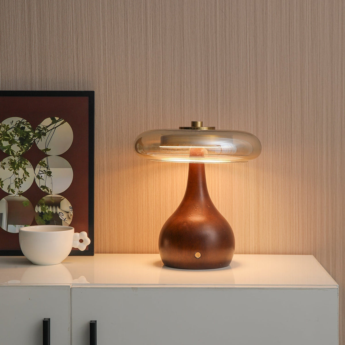 Airdes Wood Vintage Table Lamp