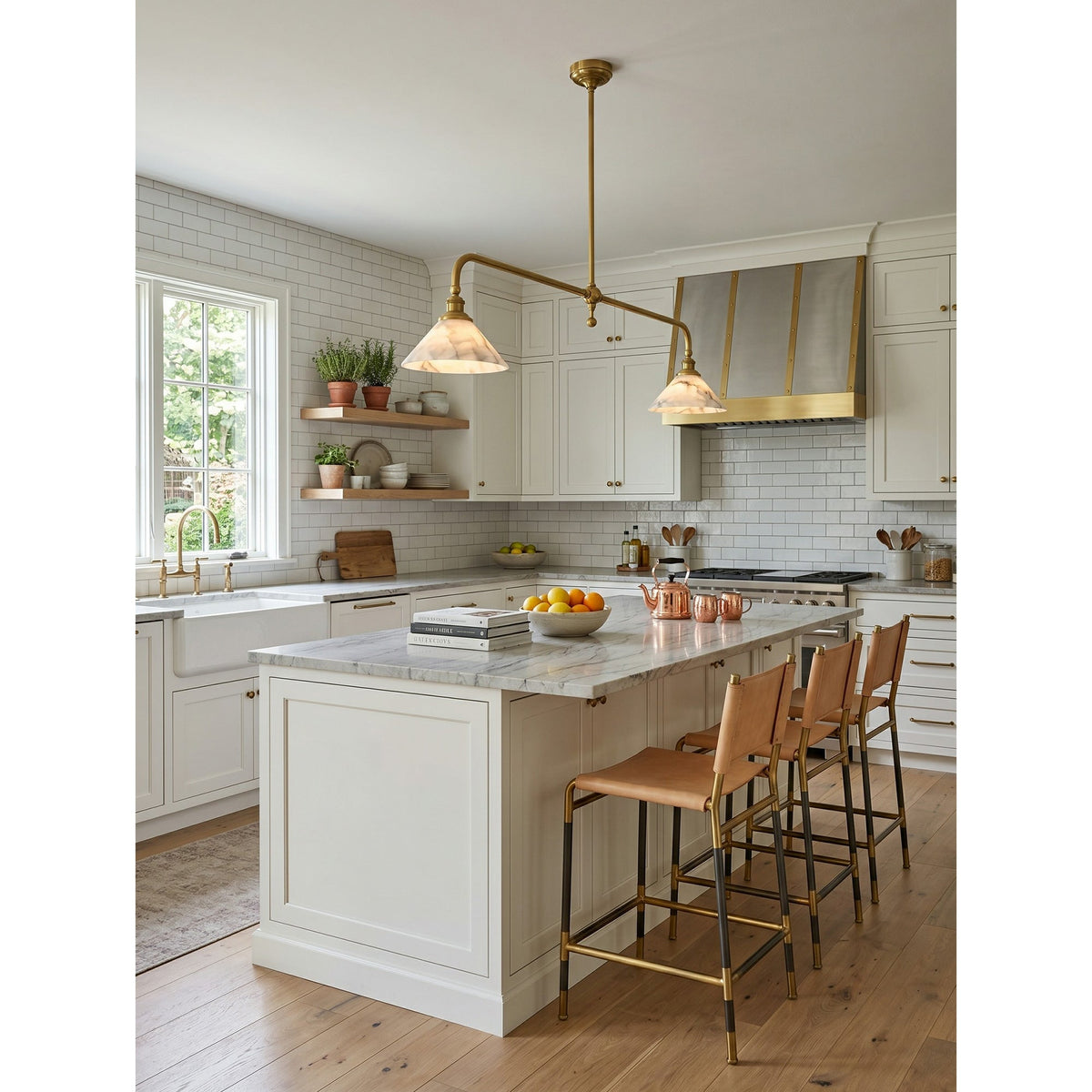 Niveine Alabaster Pendant Light