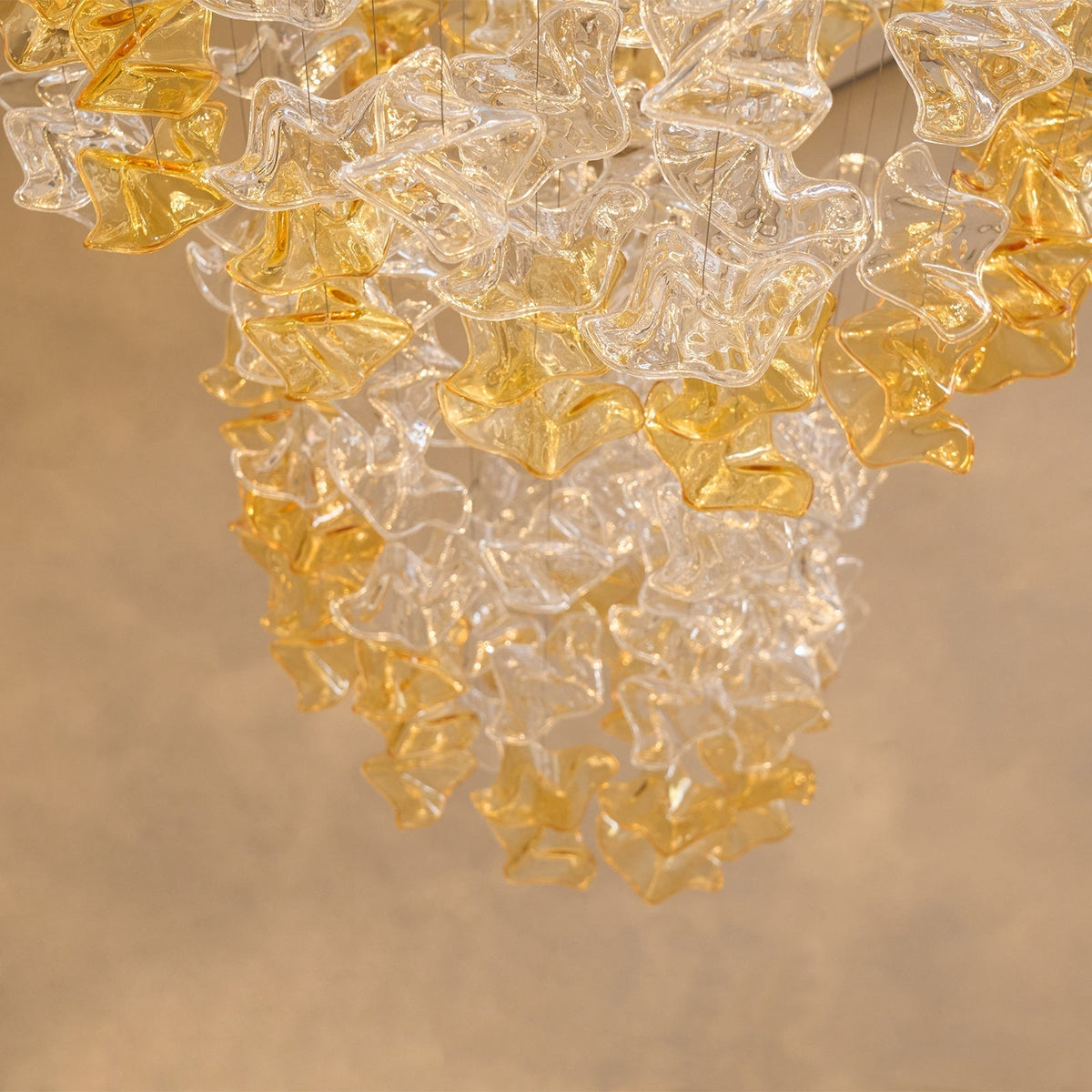 Velaise Luxury Tidal Art Glass Pendants Lamp