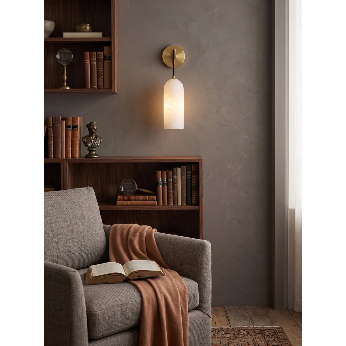 Ensha Alabaster Indoor Wall Light