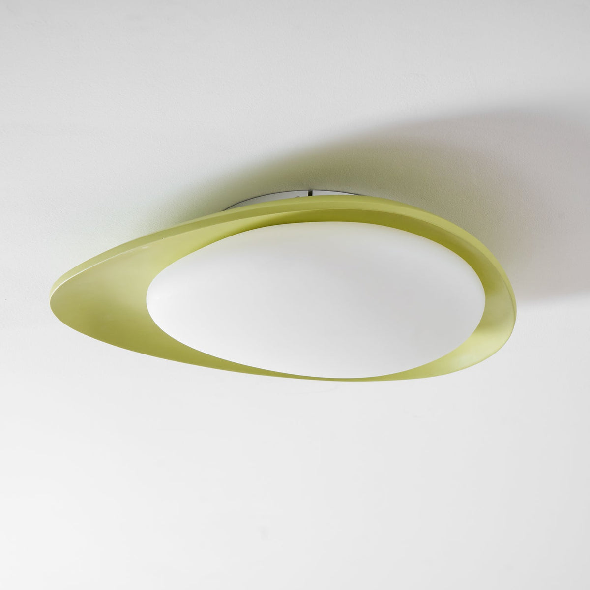 Poe Pendant Lamp Resin Oval Soft Contemporary