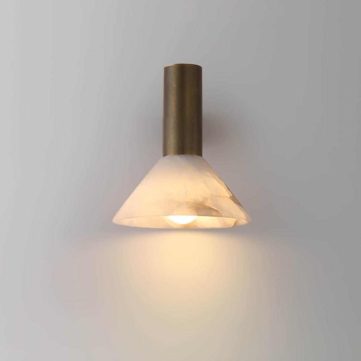 Rino Cone Alabaster Wall Light