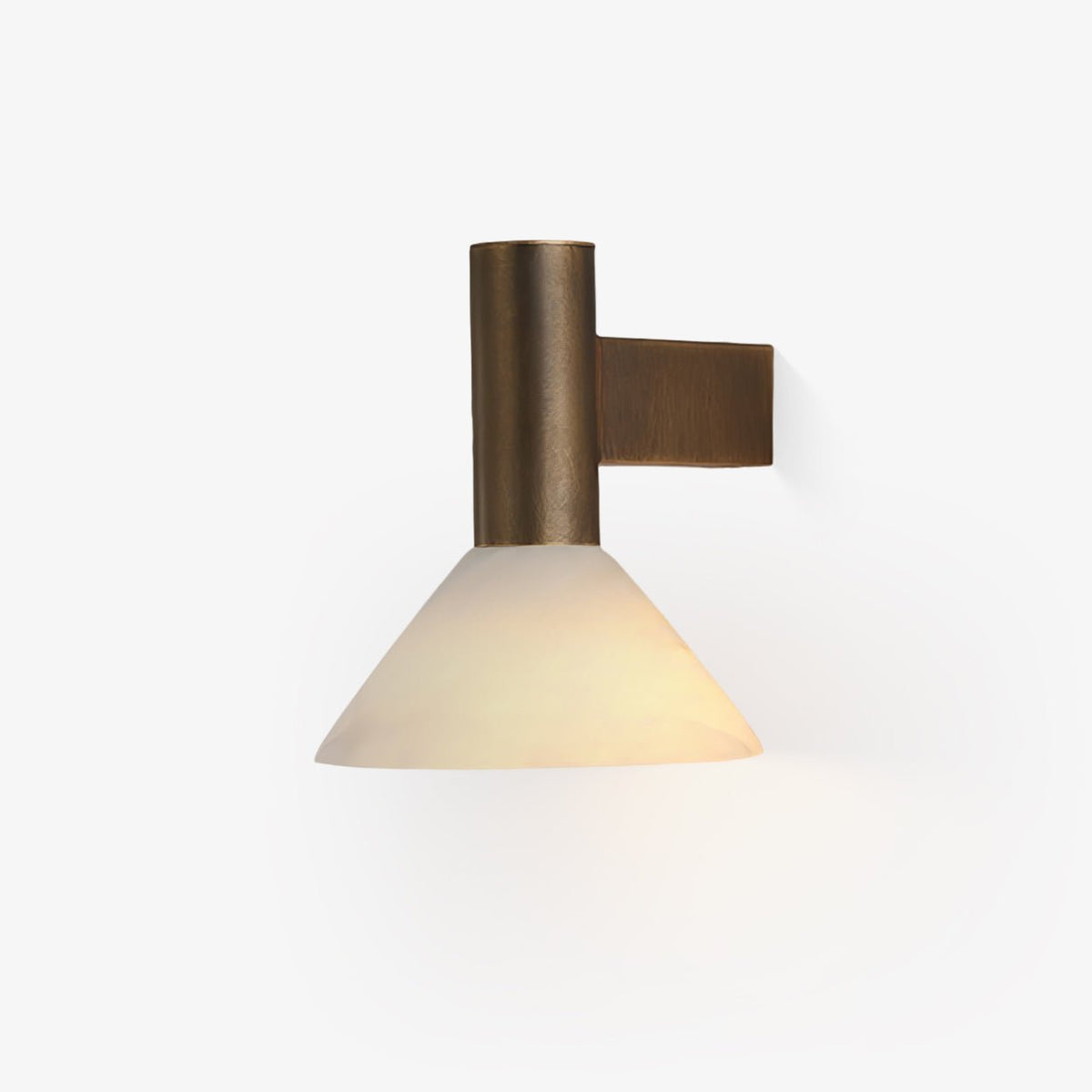 Rino Cone Alabaster Wall Light