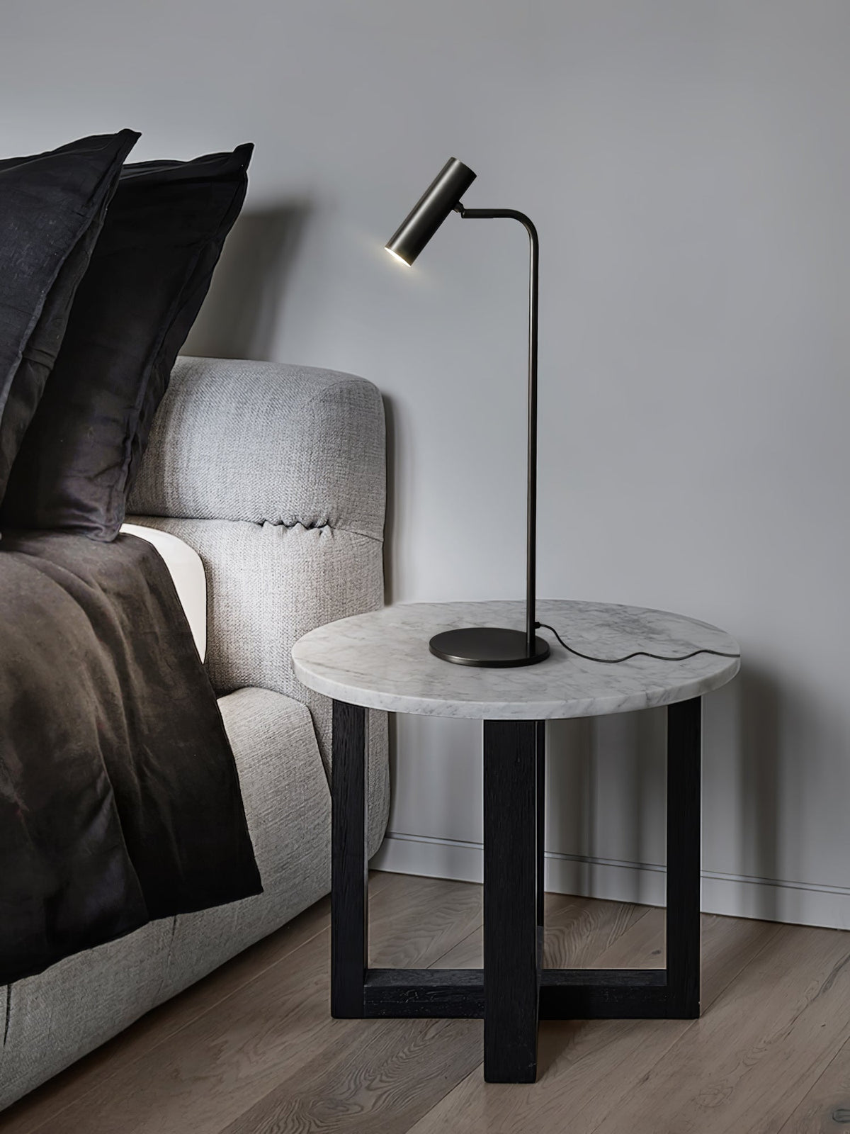 Briona Brass Industrial Table Lamp