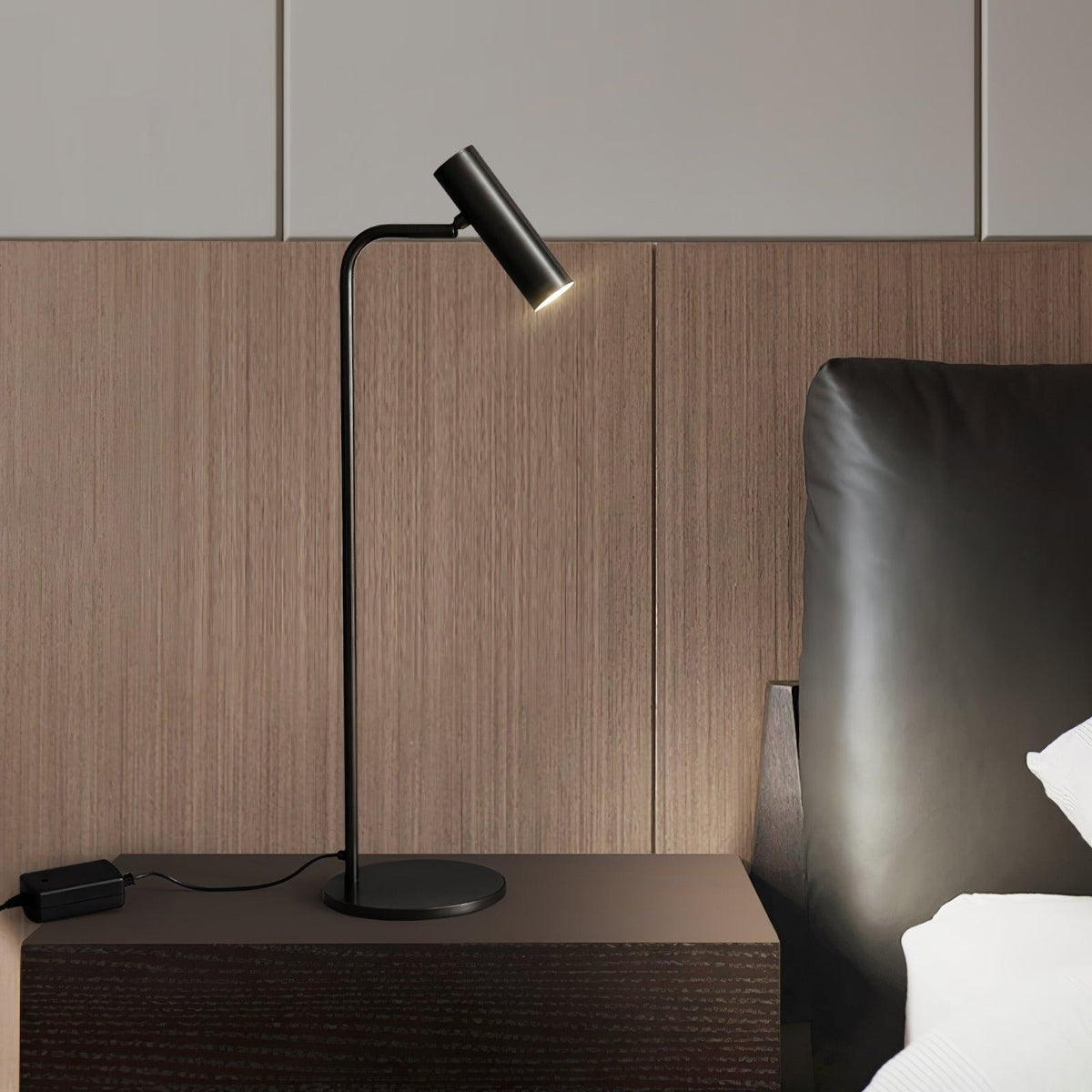 Briona Brass Industrial Table Lamp
