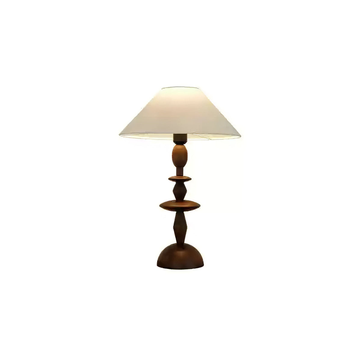 Halenir Wood Fabric Table Lamp