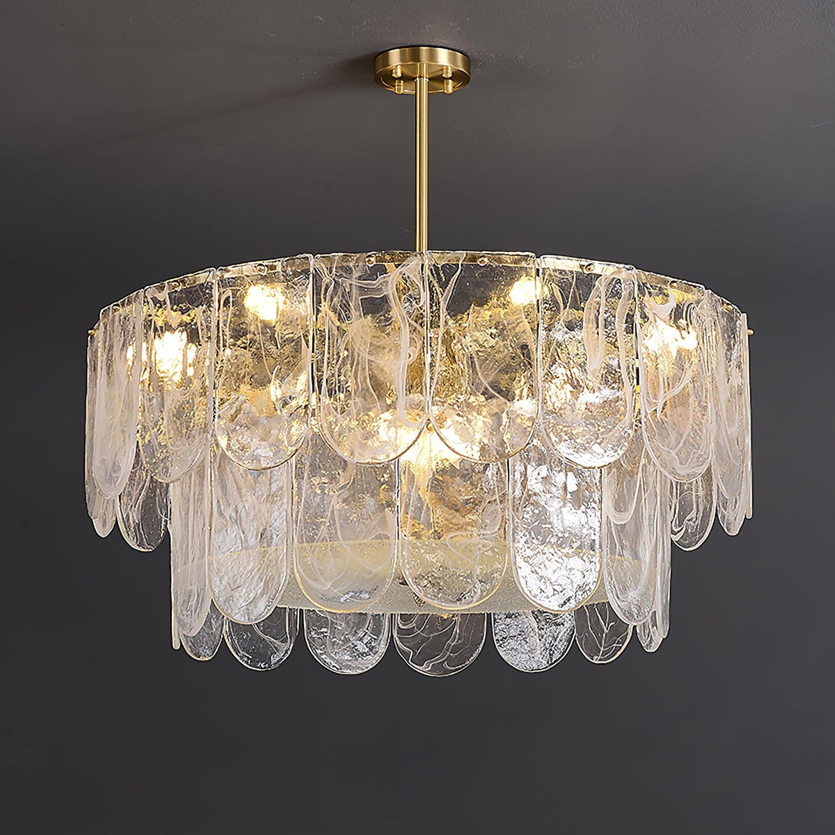 Eiraline Chandelier Traditional Classic Glass Metal