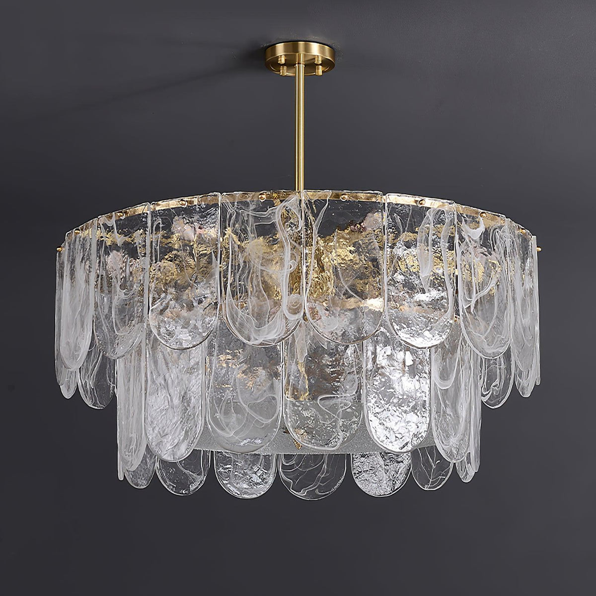 Eiraline Chandelier Traditional Classic Glass Metal