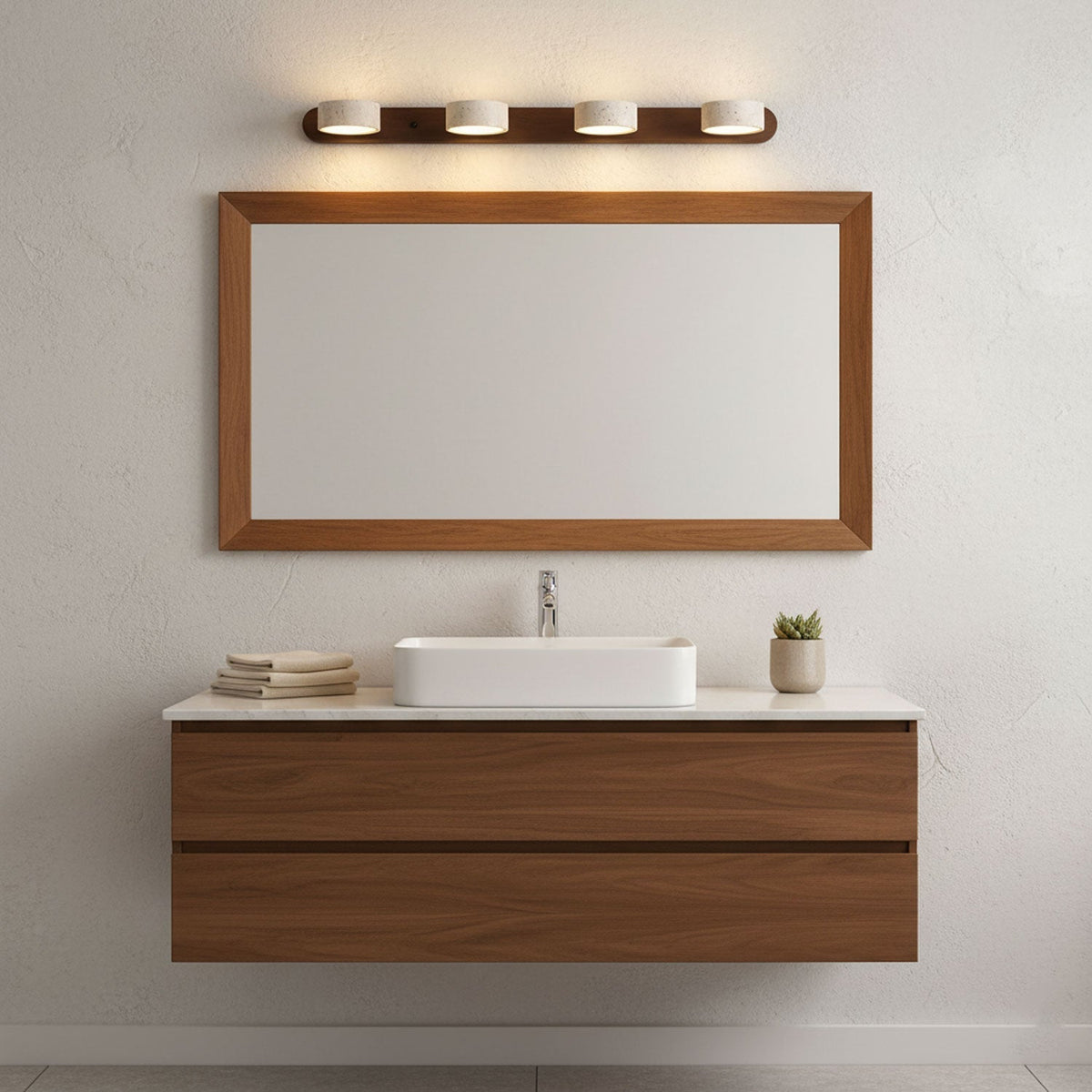 Hewen Travertine Duo Indoor Wall Light