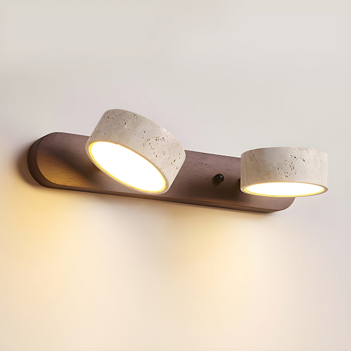 Hewen Travertine Duo Indoor Wall Light