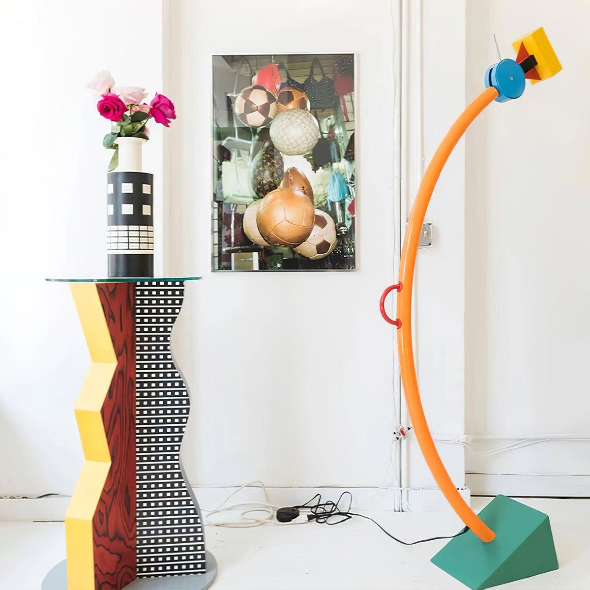 Ecori Acrylic Artistic Floor Lamp