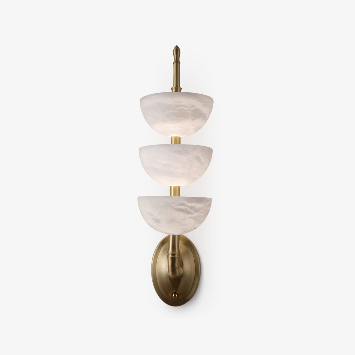 Pamio Triple Alabaster Indoor Wall Light