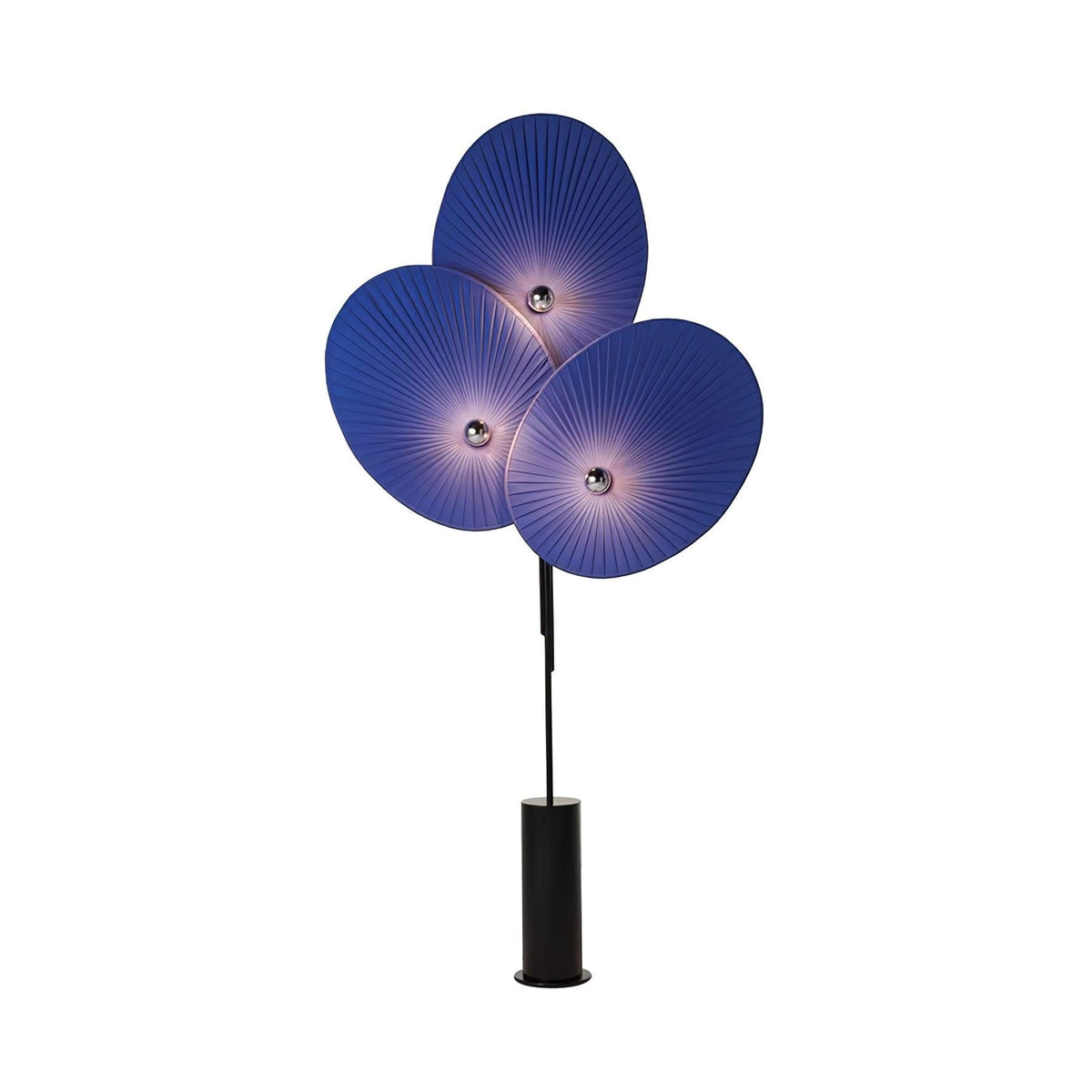 Scarlet Petal Fabric Floor Lamp